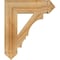 Ekena Millwork Balboa Arts & Crafts Rough Sawn Bracket, Western Red Cedar, 6"W x 24"D x 28"H BKT06X24X28BOA03RWR - alternate 3